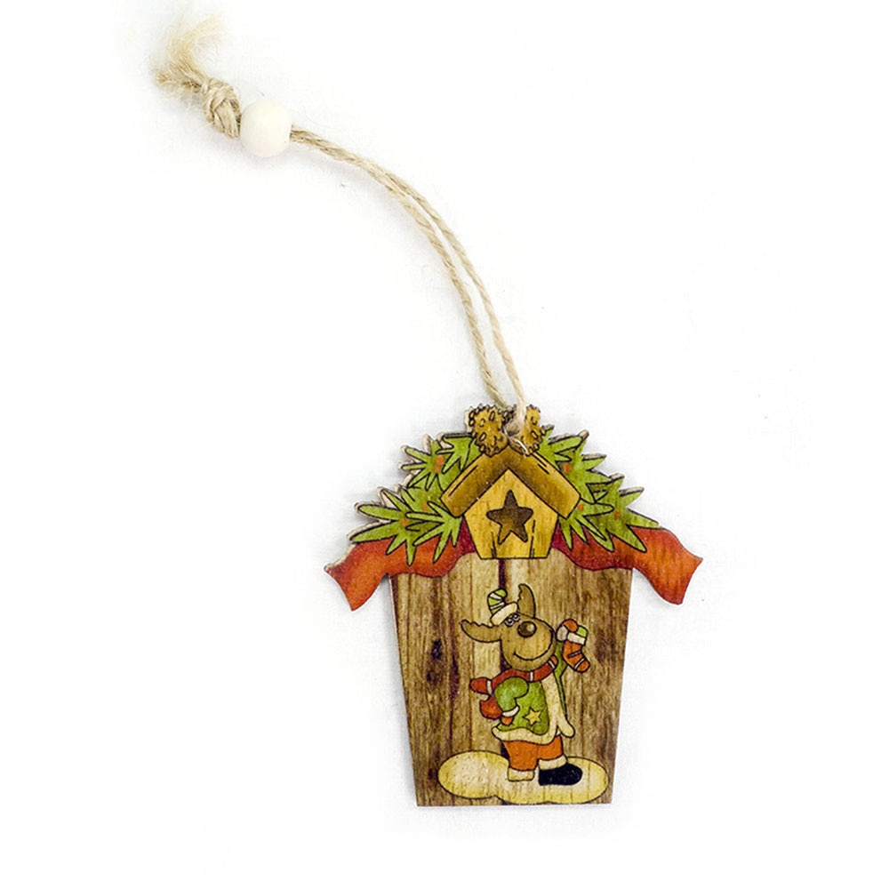 6pc julepynt juletre dekor anheng pynt til hjemmet julefest juletre ornament låve