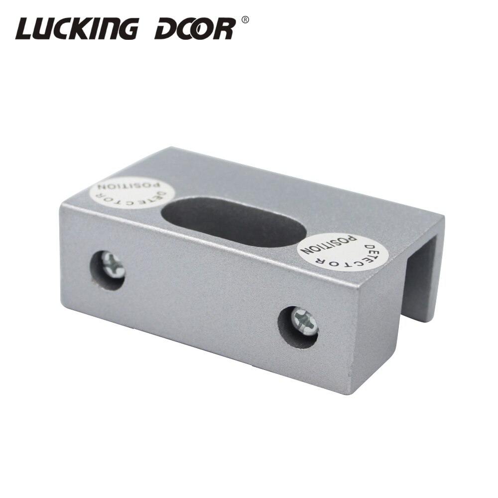 Electric Bolt Lock U Bracket Aluminium Alloy Bracket Mini Bracket for Access Control System Frameless Glass