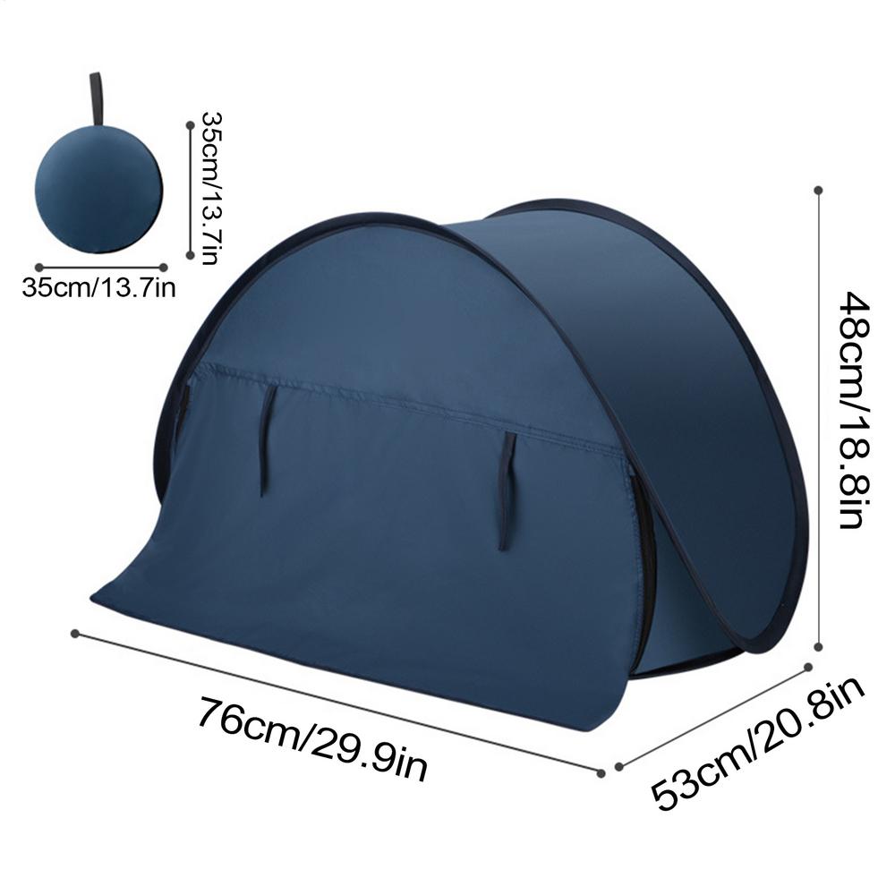 Head Shade Tent Instant Beach Tent Head Shade Protection Canopy Face Head Shade Protection Tent Portable Breathable Small Tent: PURPLE