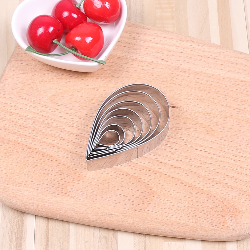 7pcs Stainless Steel Cookie Cutter Cake Biscuit Baking Mold Kitchen Bakeware Tools Cake Decorating Kitchen Baking Tool