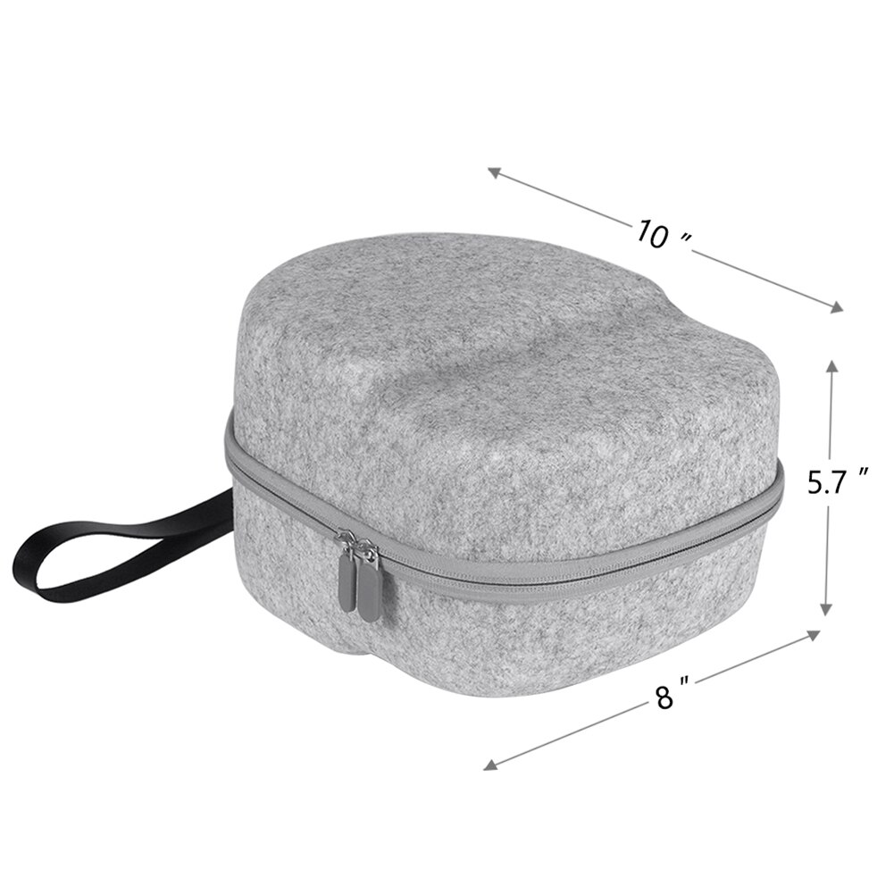 Aufbewahrungsbox für oculus quest 2/, quest vr-brille & headset, mini-reiseetui aus filz für oculus quest 2, schutzhülle