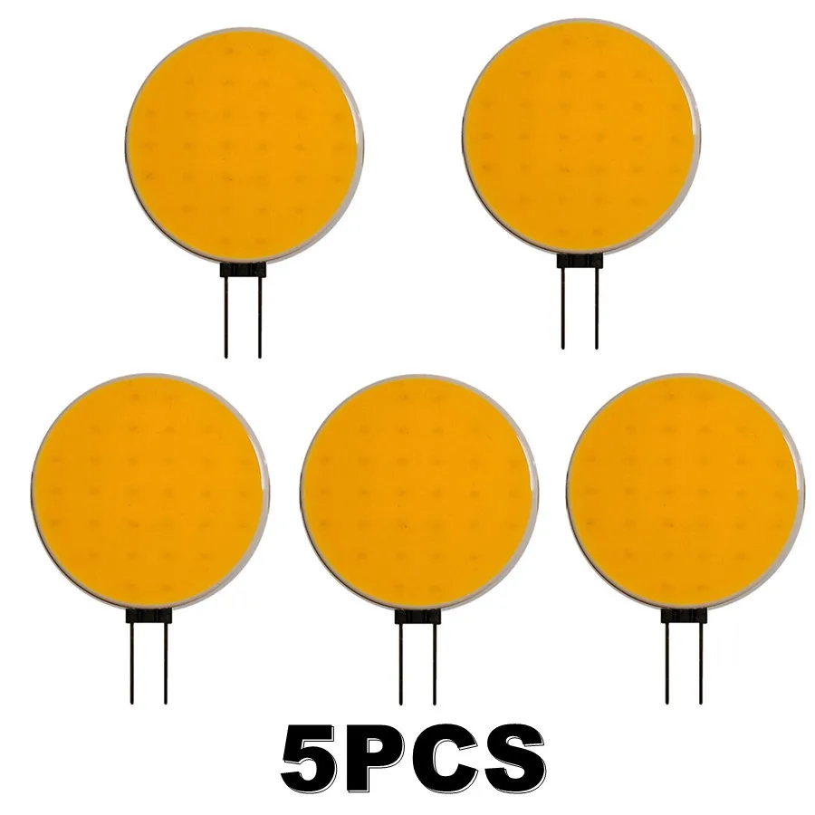 Ampoule COB à puce LED G4, lumière matricielle LED, blanc froid, blanc , éclairage de sauna, remplacer l'halogène, applique murale de bureau, DC 12V, 5W, 7W, 5 pièces: Lavande / 28 w