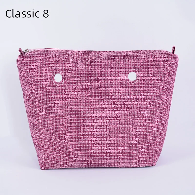 Tanqu Classic Mini Linnen Canvas Organizer Stof Binnenvoering Inzetstuk Voor Obag Mini O Tas Dames Handtas Accessoire: Licht Groen