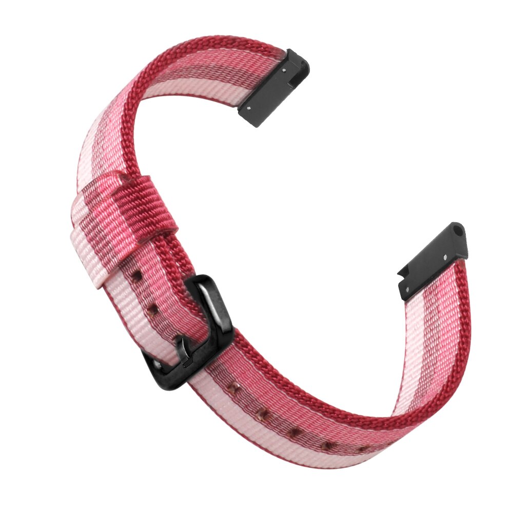 For Amazfit Bip Lite Bip 20mm Smart Watch Nylon Woven Silicone Strap Replace Band Bracelet 20mm: Woven Berry
