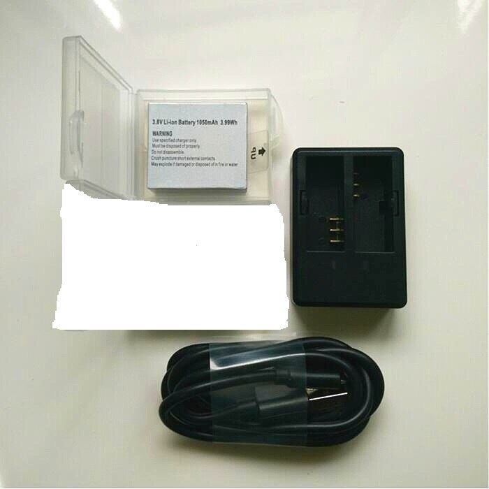 Original SOOCOO accesorios 1050mAh cargador Li-ion batería para S100 C100 C30 30R c50 SJCAM M10 SJ4000 SJ5000 X H3 H9 Cámara WiFi: C combination