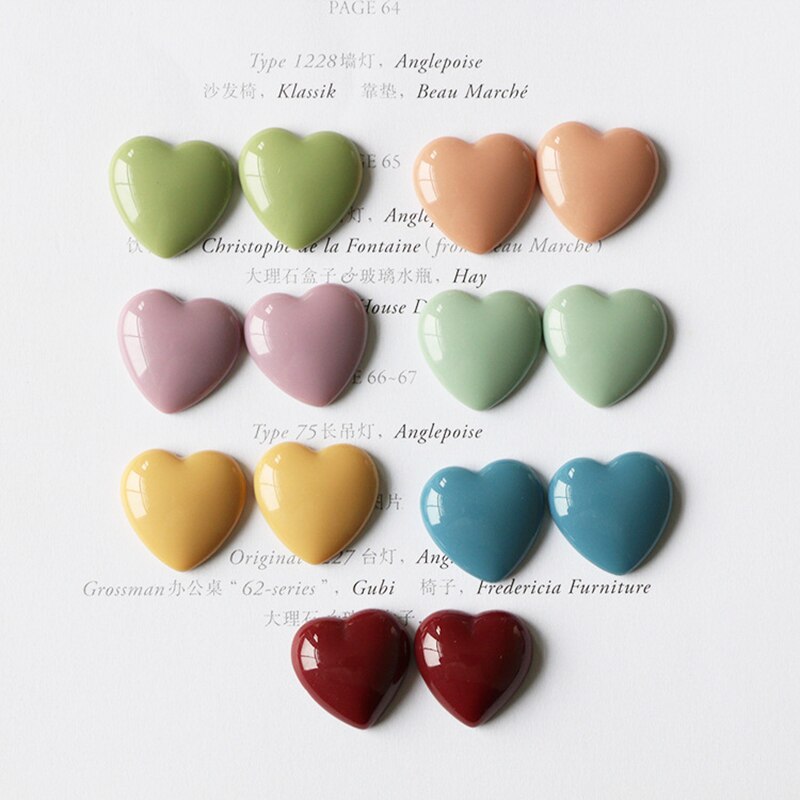 10PCS kleine koelkast magneet liefde hart leuke mini magneten 18mm magnetische Stickers voor koelkast en kantoor Whiteboard Home Decor