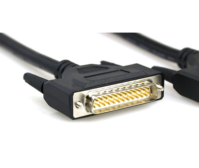 1.5 m DB25 mannelijke-DB25 mannelijke parallel printer kabel db25 man-vrouw gender verlengkabel