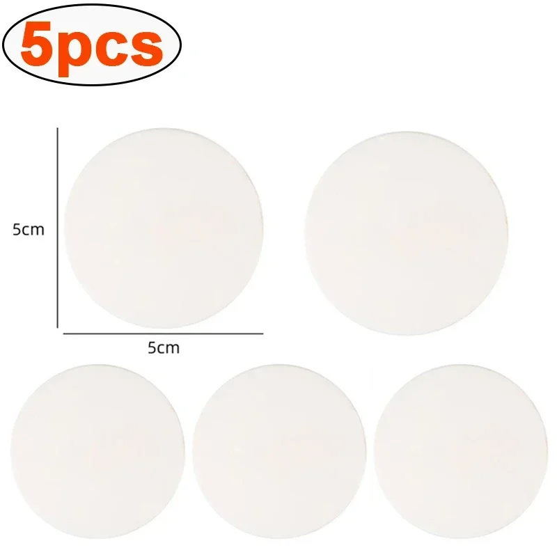 Silicone Door Stop 5pcs, Door Handle, Cushion, Home Decoration, Wall Pad, Wall Protections, Noise Elimination,thickening: Silver