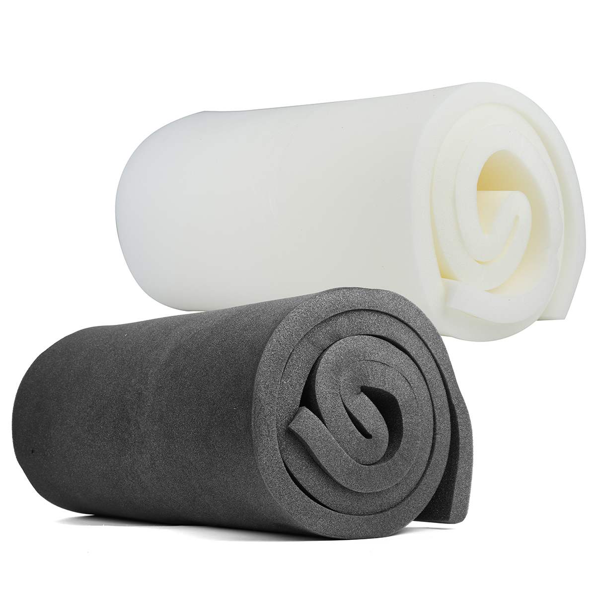 KIWARM High Density Seat Foam Rubber Replacement Upholstery Cushion Pad Length 2000X50X25mm Two Color