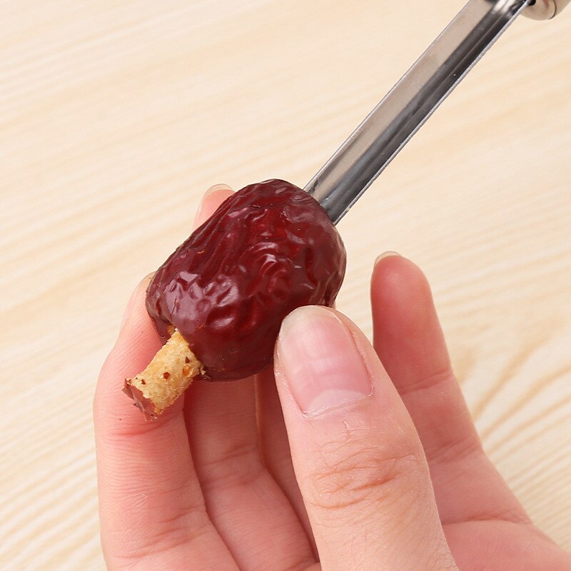 Utensilio para quitar semillas y huesos de fruta, utensilios de cocina creativos de acero inoxidable, Jujube, Espino, pera