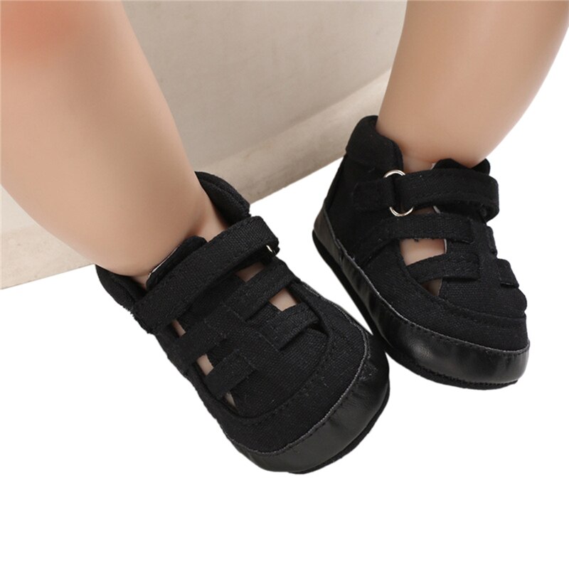 Trend baby dreng piger fritidssko lukket tå sandaler blød sål til småbørn gå høj top ankel kanvas støvle fodtøj