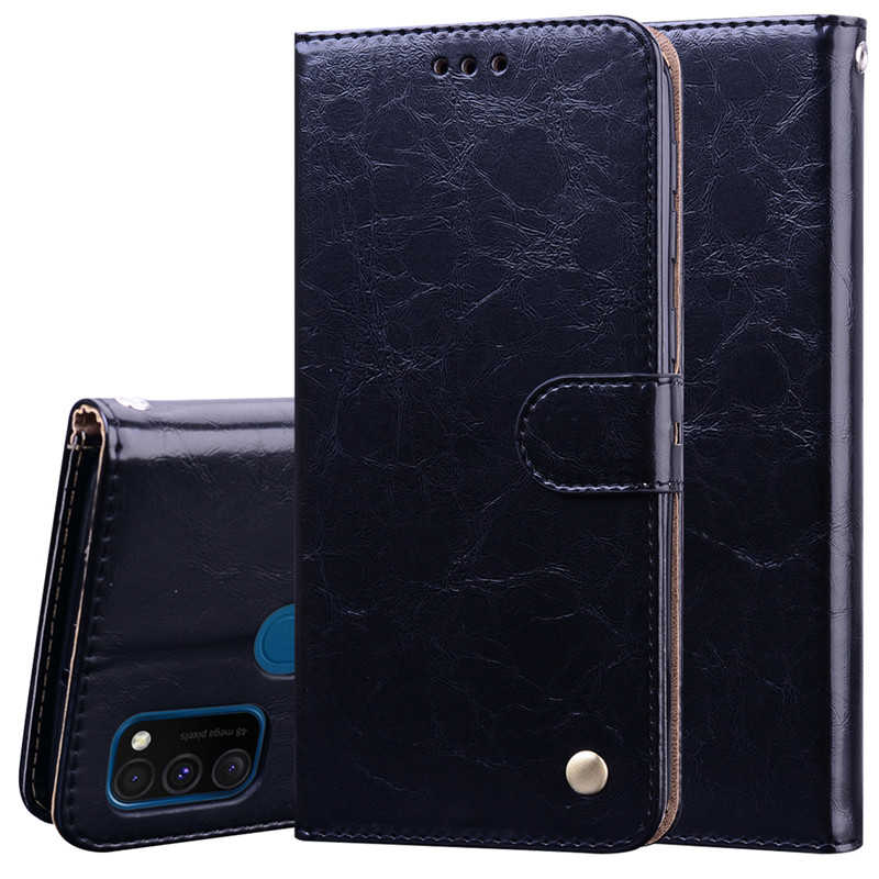 M21 Case Voor Samsung Galaxy M21 Luxe Lederen Portemonnee Flip Kaarthouder Telefoon Case Voor Samsung M21 SM-M215FZGUSER M215 Cover