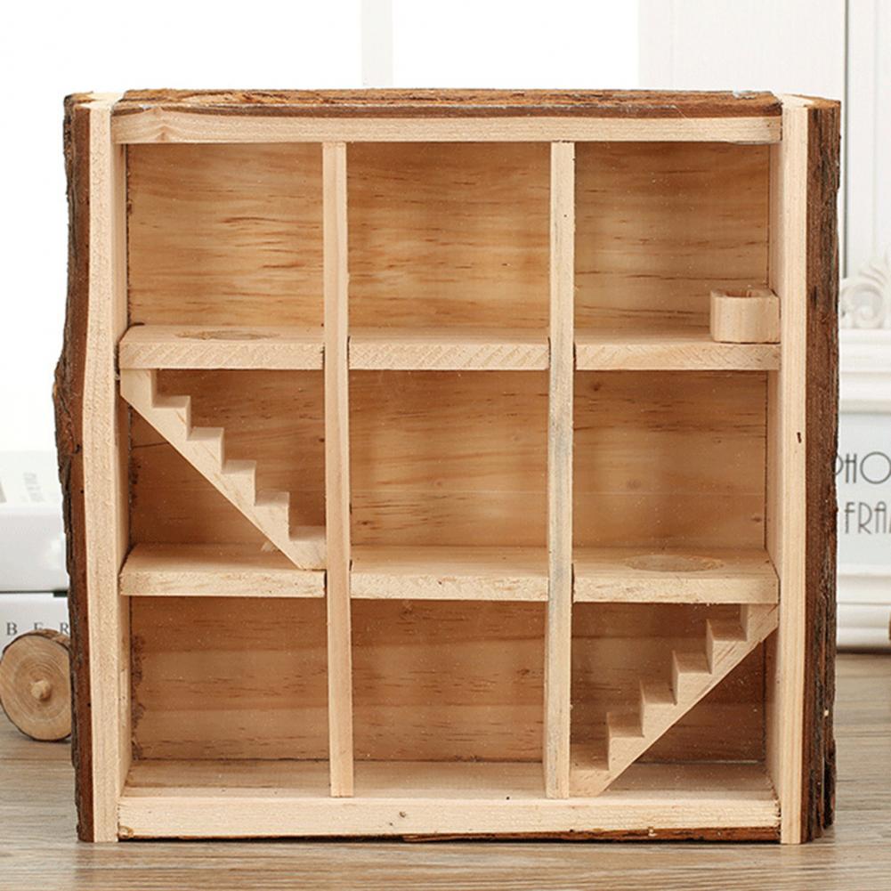 Pet Toy Toy Pet Wooden Maze Toy Wood Climbing Practical Hamster Pipe Line Maze Toys