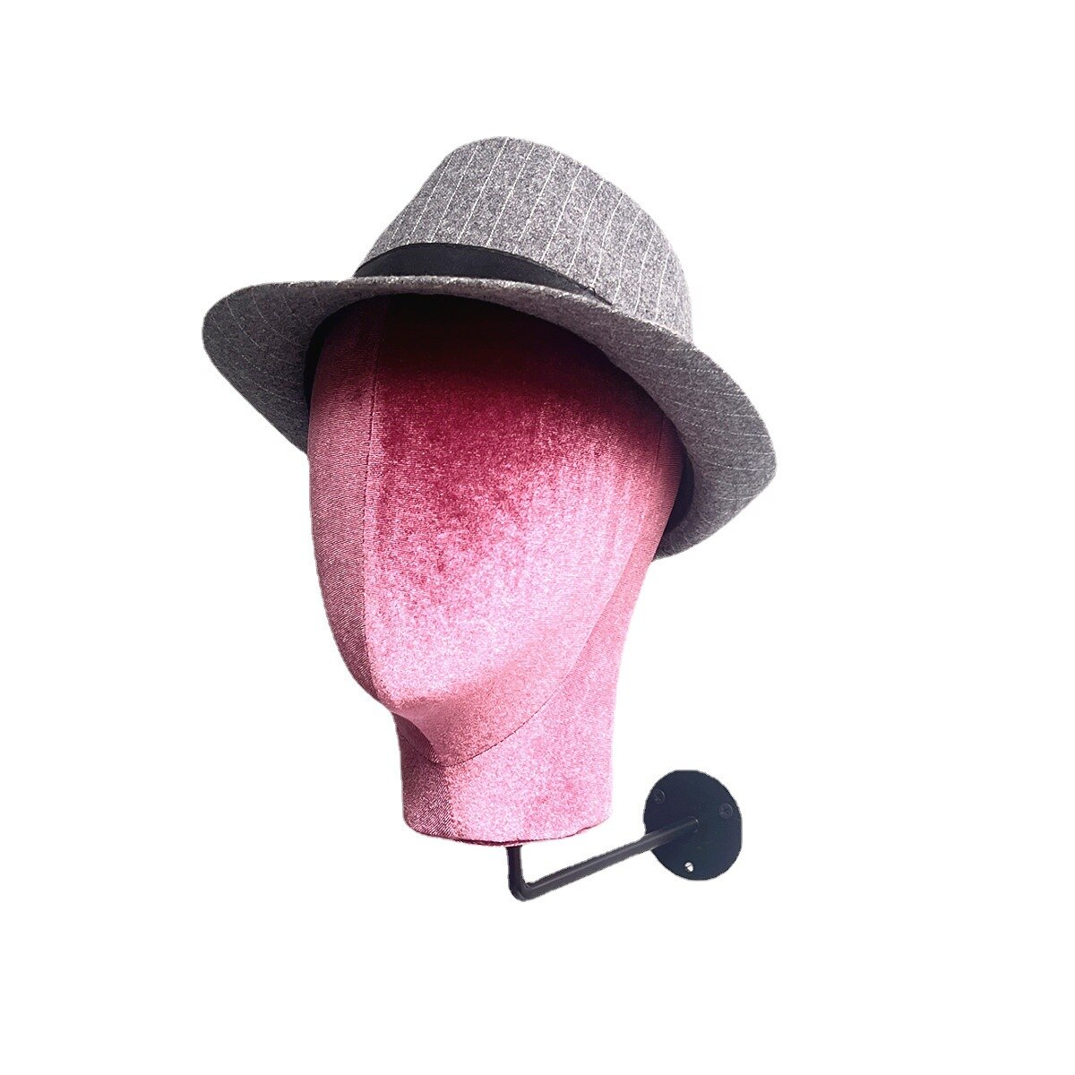 1 Stuk Stof Cover Muur Opknoping Model Mannequin Hoofd Voor Pruiken En Hoed Display