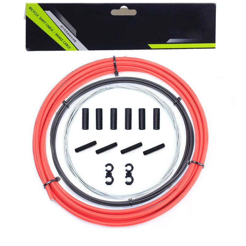 Fiets fiets voor achter binnen buiten kabel versnelling remkabel set 4 kleuren eig 88