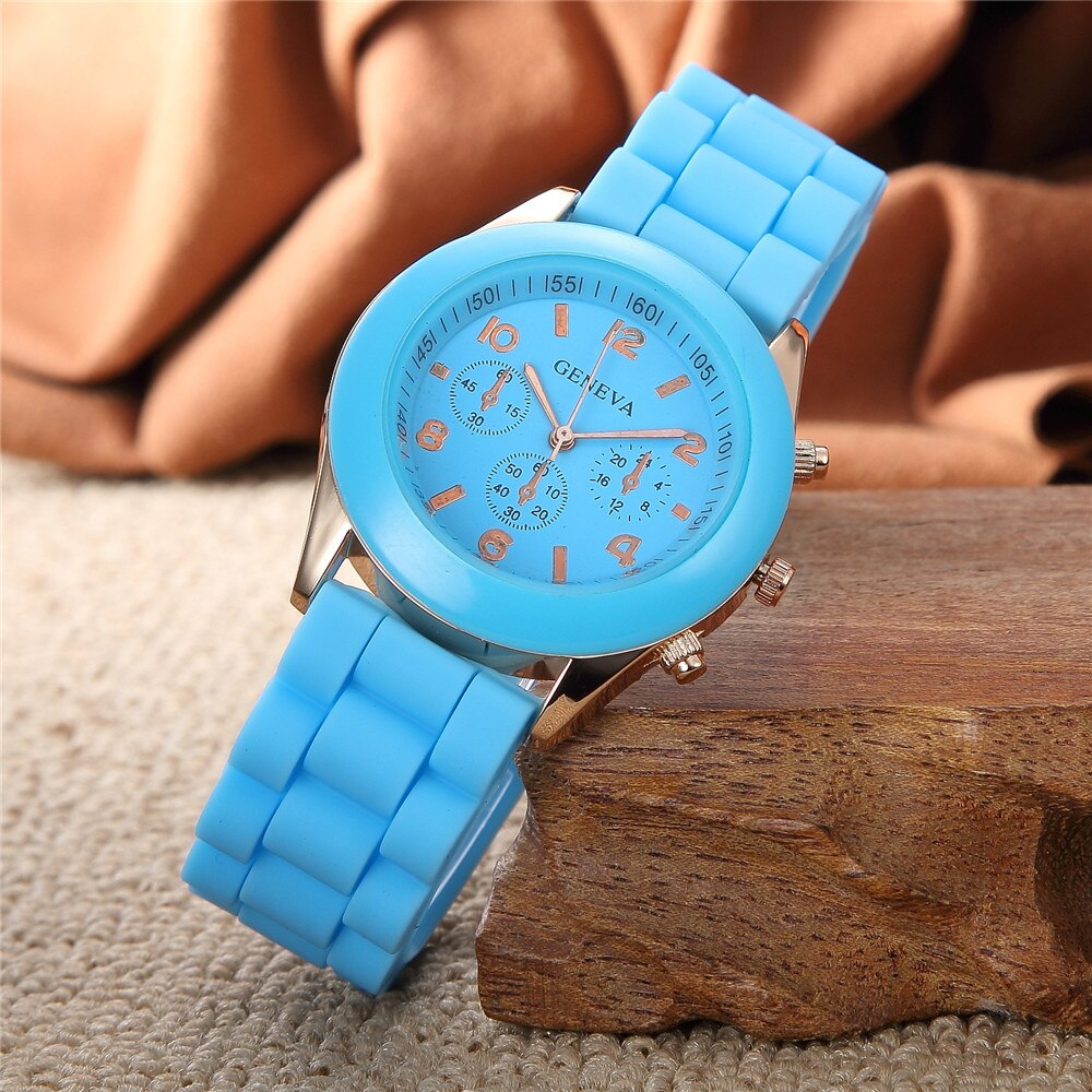 Simple Kids Watches Boys Jelly Color Watches Girls Students Wristwatches Childrens Watches Casual Clock Silicone Watch