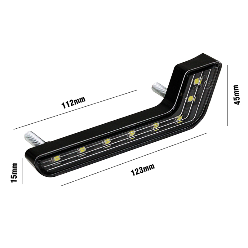 2Pcs/Set Super LED Car DRL Auto Light LED Bright Waterproof Fog Lamp Daytime Running Light L-Type With On/Off Function