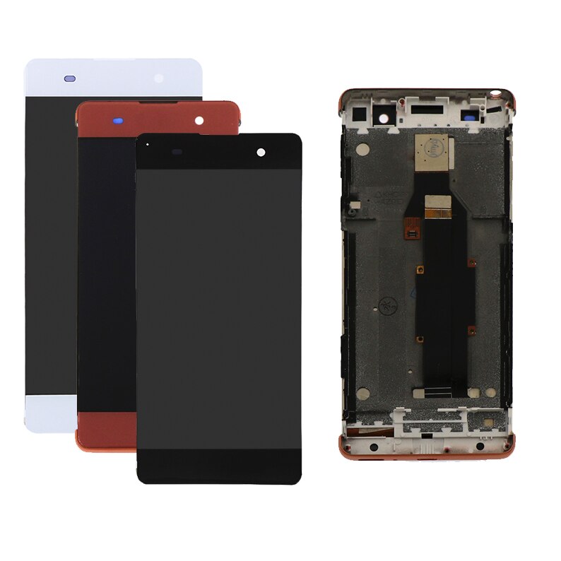 For SONY Xperia XA 5.0 inch LCD Display F3111 F3112 F3115 F3116 Touch Screen Digitizer 1280*720 Assembly Frame
