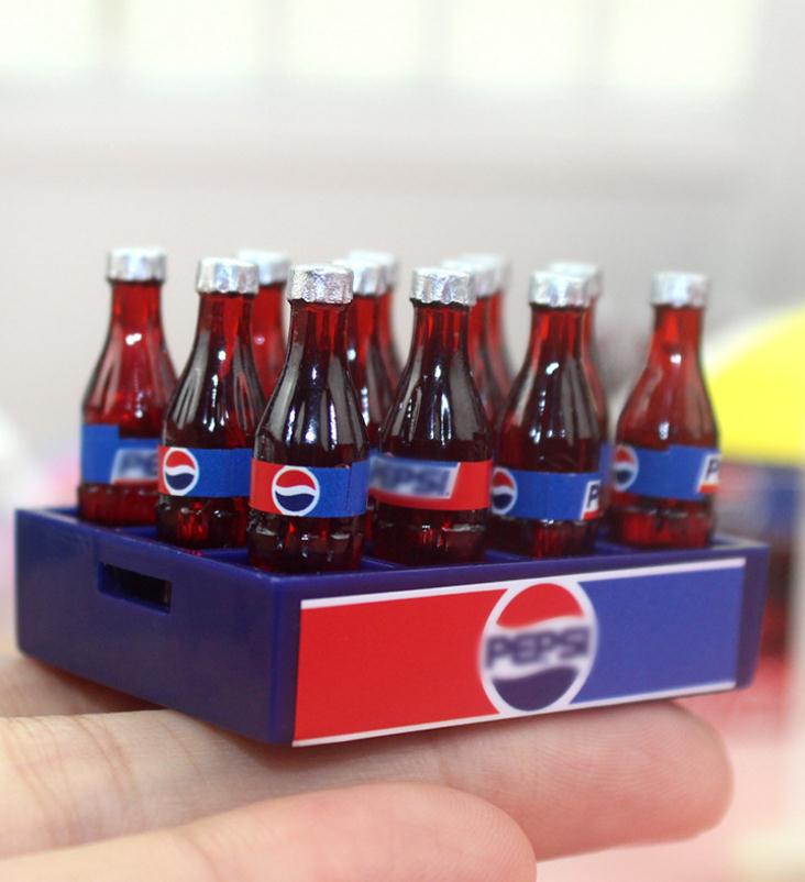 12 Pcs/Dozijn 1/12 Dollhouse Miniature Voedsel Mini Coke Drinken Pop Spelen Keuken Speelgoed Voor Blyth, Ob11 Accessoires: other