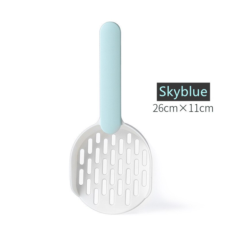 Litière en plastique ABS pour chat, outil de nettoyage, bac à litière pour animaux de compagnie, nouveauté 2022: Skyblue