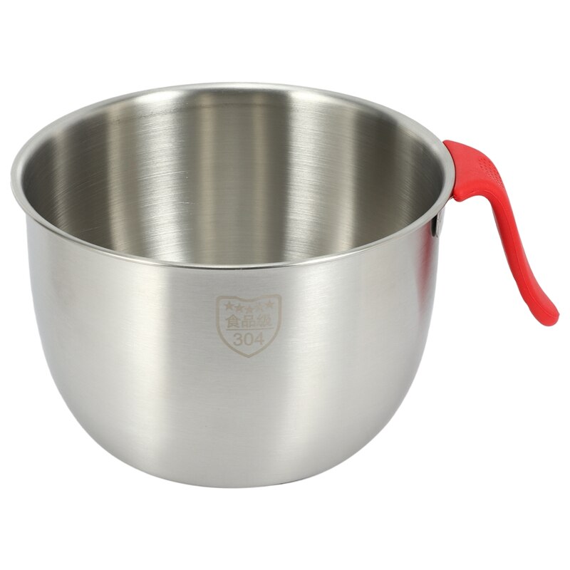 Stainless Steel Mixing Bowls with Handle DIY Cake Salad Grater Kitchen