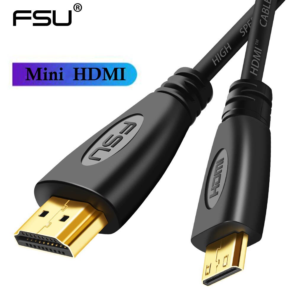 Mini Hdmi Adapter 1080P 3D Mini Hdmi Naar Hdmi Male Naar Male Kabel Connector Converter Voor Camera Tablet Projector hdmi Kabel 1.5M