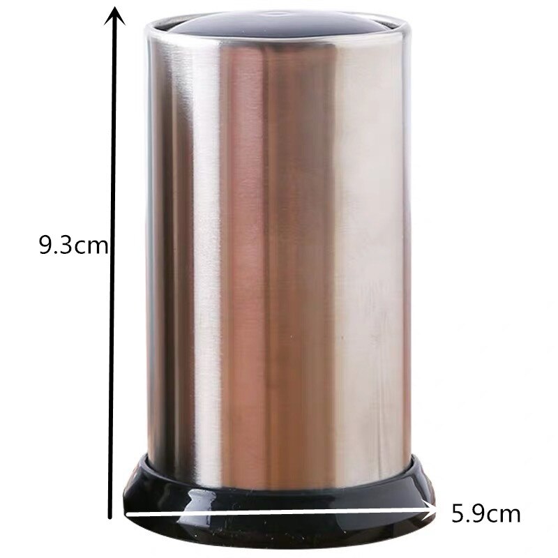 Druk Type Tandenstoker Box Automatische Voorjaar Cover Rvs Tandenstoker Cartridge Tandenstoker Dispenser