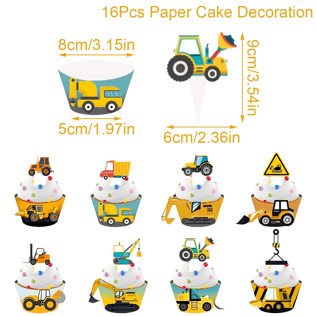 Construction Vehicle Party Disposable Tableware Birthday Party Decorations Kids Boys Engineering Truck Plate Cup Birtday Decor