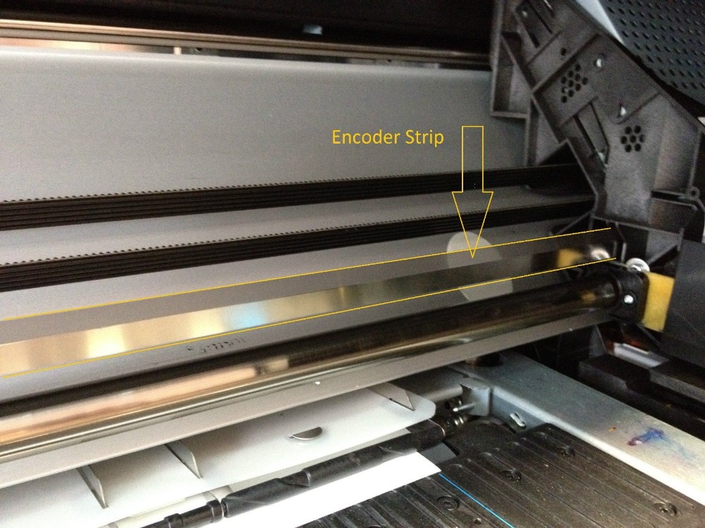 Encoder Strip 42" Q1273-60239 Designjet Z4000 Z4500 Z6100 Z6200 T7100 ps Fix error code 87:01 86:01 Plotter ink part POJAN
