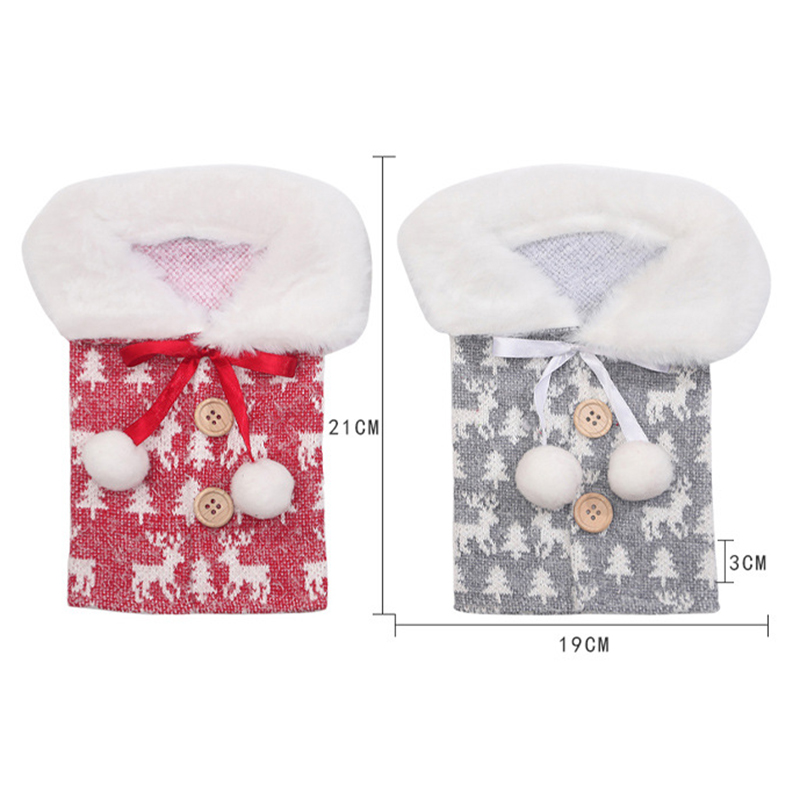 Kerstman Wijnfles Cover Kerst Decoraties Voor Huis Kerstsok Jaar Decor 2022