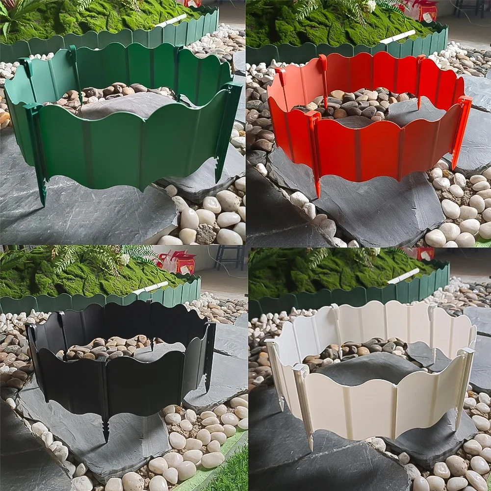 Chemin de clôture de bordure de pelouse d'herbe de jardin pour separer les lits de pelouse et de fleurs fournitures de jardin bordure de paysage pour jardin de cour