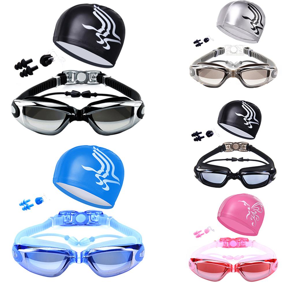 Swimming Goggles Women Men Swim Goggles Waterproof Suit HD Anti-Fog 100% UV Adjustable Prescription Glasses For Pools
