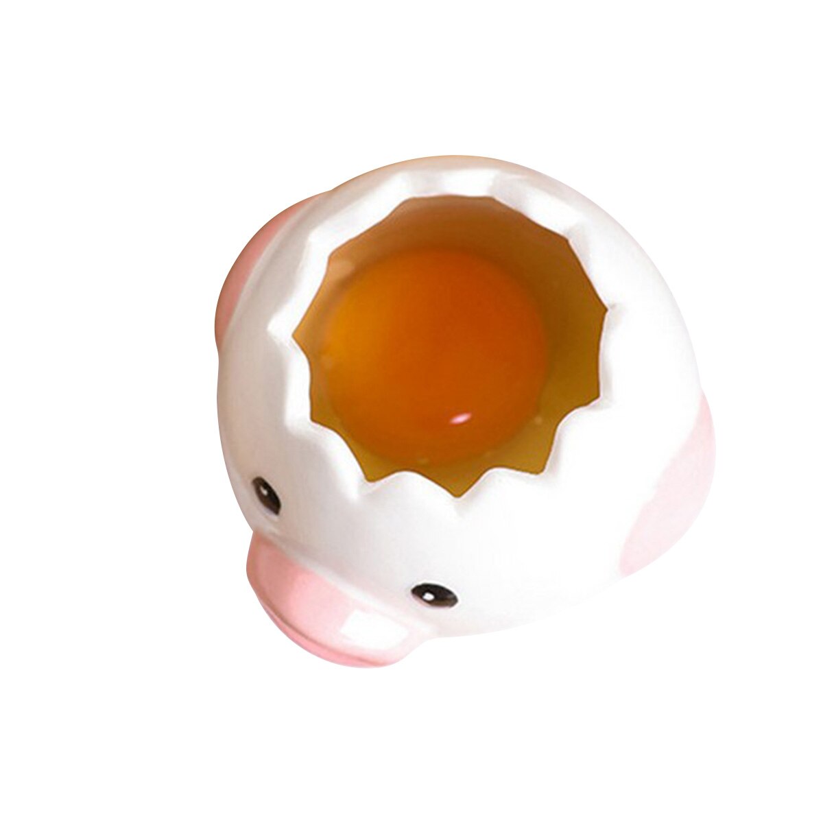 Cartoon Chicken Egg Yolk White Separator Ceramics Egg Separator Tool for Kitchen