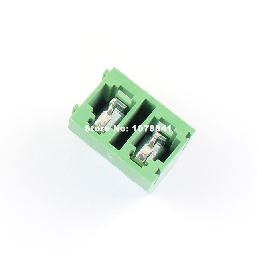 10pcs 7.5mm Pitch 2 Pin 2 Poles Straight PCB Screw Terminal Block 300V 10A