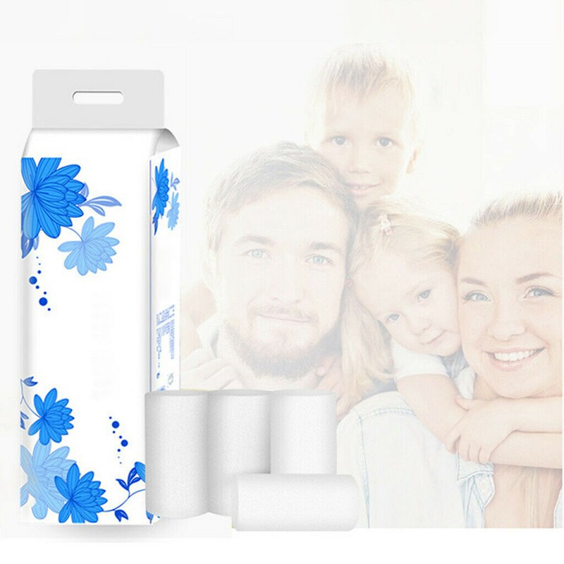 12 Roll Strong Soft 4-Ply Toilet Paper Bath Tissue Bulk Roll Skin-friendly FBS889