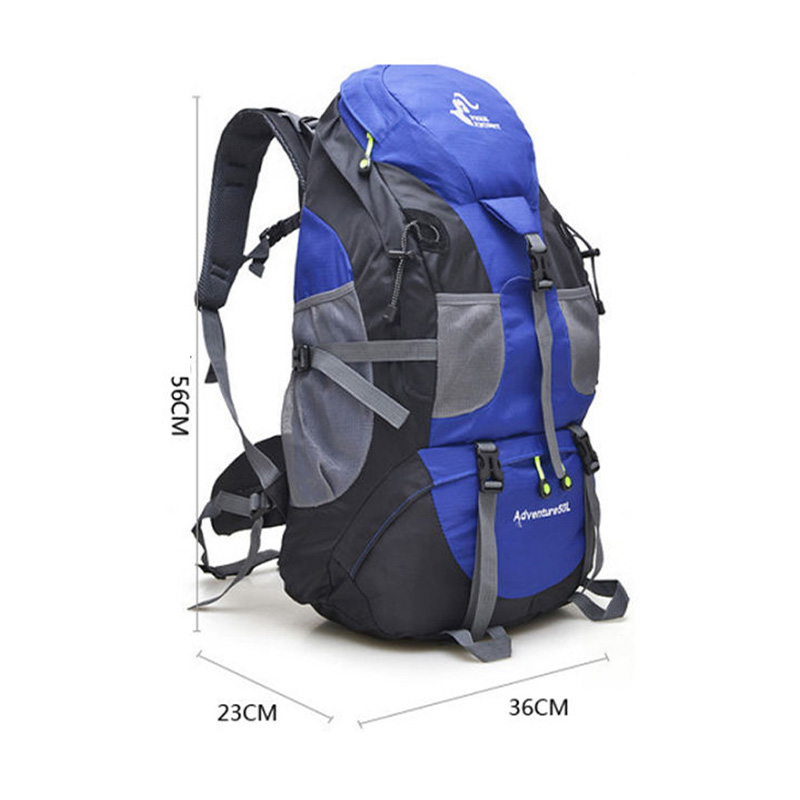 Klimrugzak 50l Waterdichte Outdoor Rugzak Fietsen Wandelen Rugzak Trekking Campingtas Berg Rugzak