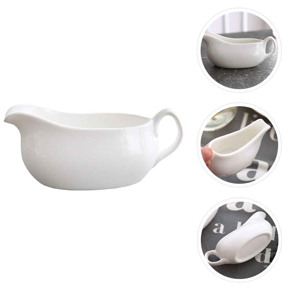 Gravy Boats Ceramic Sauce Boat Porcelain Gravy Boat Easy Pour Gravy Sauce Boat