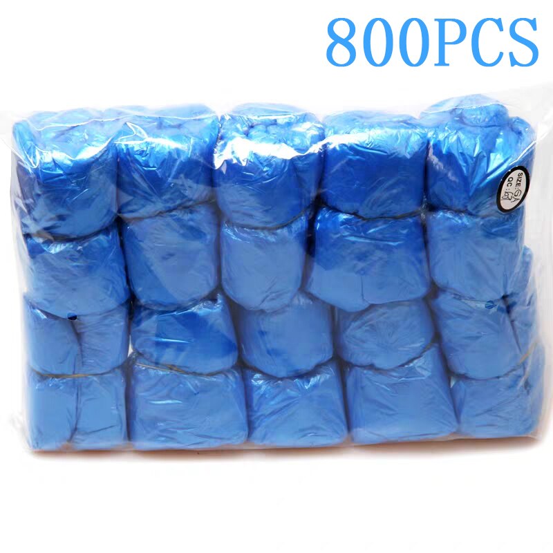 100-800PCS copriscarpe monouso in PE per copriscarpe automatico macchina speciale copriscarpe con fibbia a T copriscarpe monouso: 800pcs Shoes Cover