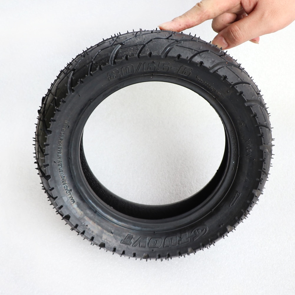 Tubo interior de neumático para patinete eléctrico, accesorio de neumático de carretera endurecido y ensanchado, para V Mart de 10 pulgadas, 80/65-6 (10x3,0-6)
