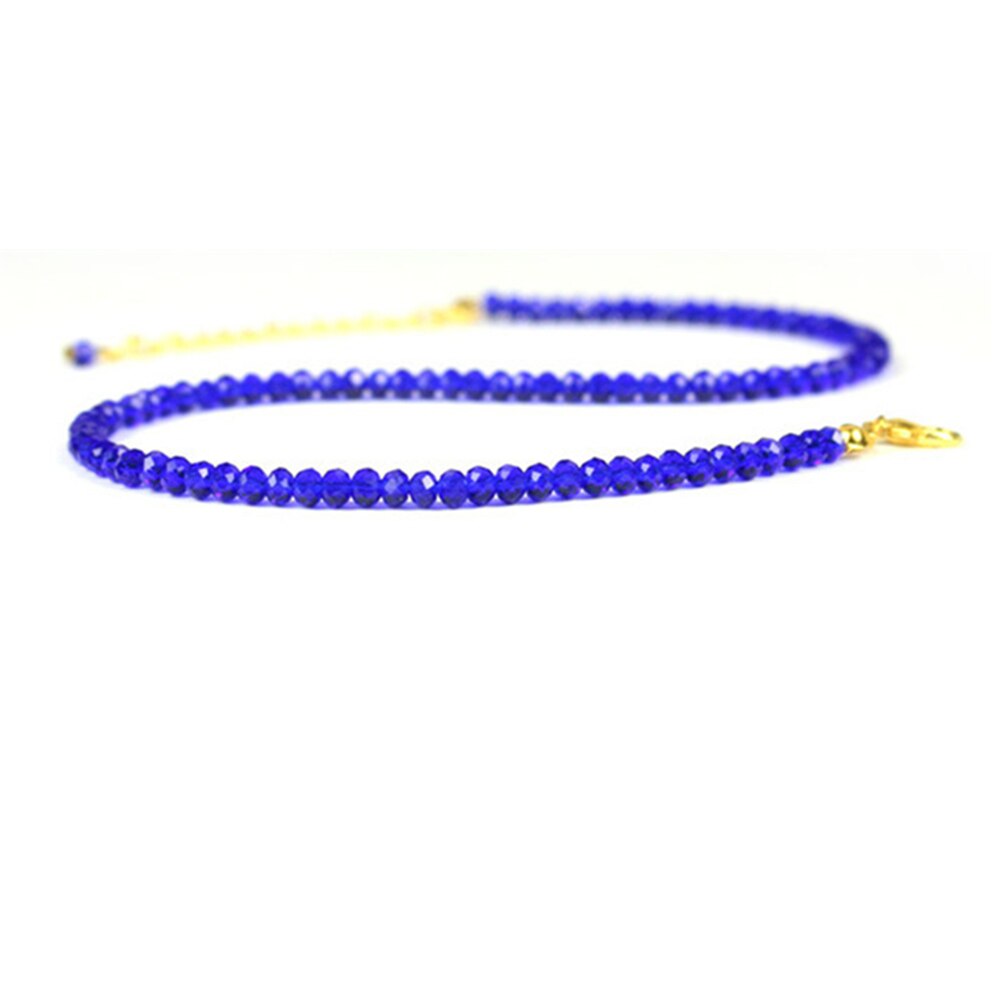 Marca de moda simples contas pretas colar curto jóias femininas gargantilha colares bijoux femme senhoras festa colar 2024: Cor dourada amarelo claro