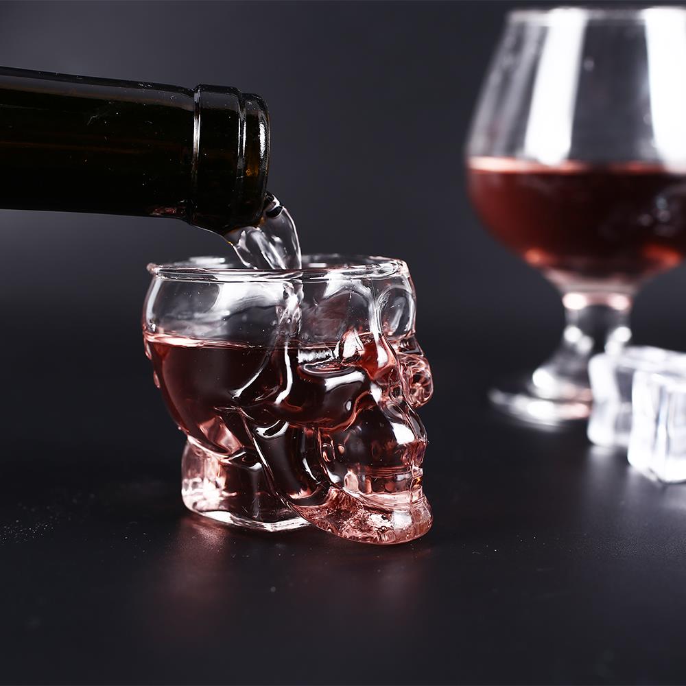hodeskalle hodeskalle kopp vin rustning skjelett barware drinkware krus gotiske bein