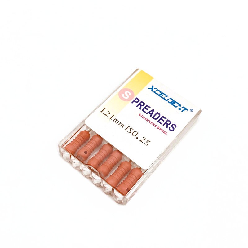 Zahn Edelstahl Treuer Zahn Finger Spreader für Wurzel Reinigung Zahnmedizin S-Datei: 21mm S-Datei  Nein.25