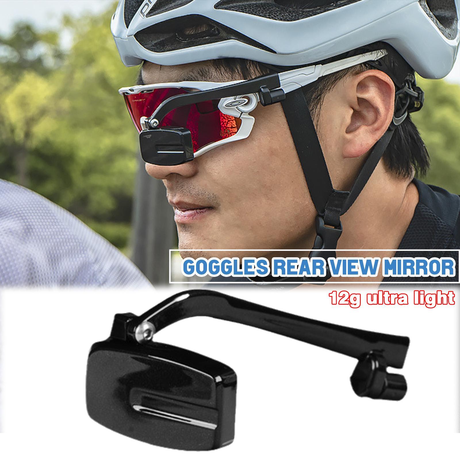 Gafas de ciclismo para bicicleta, espejo retrovisor 360, ajuste retrovisor, casco de montaje