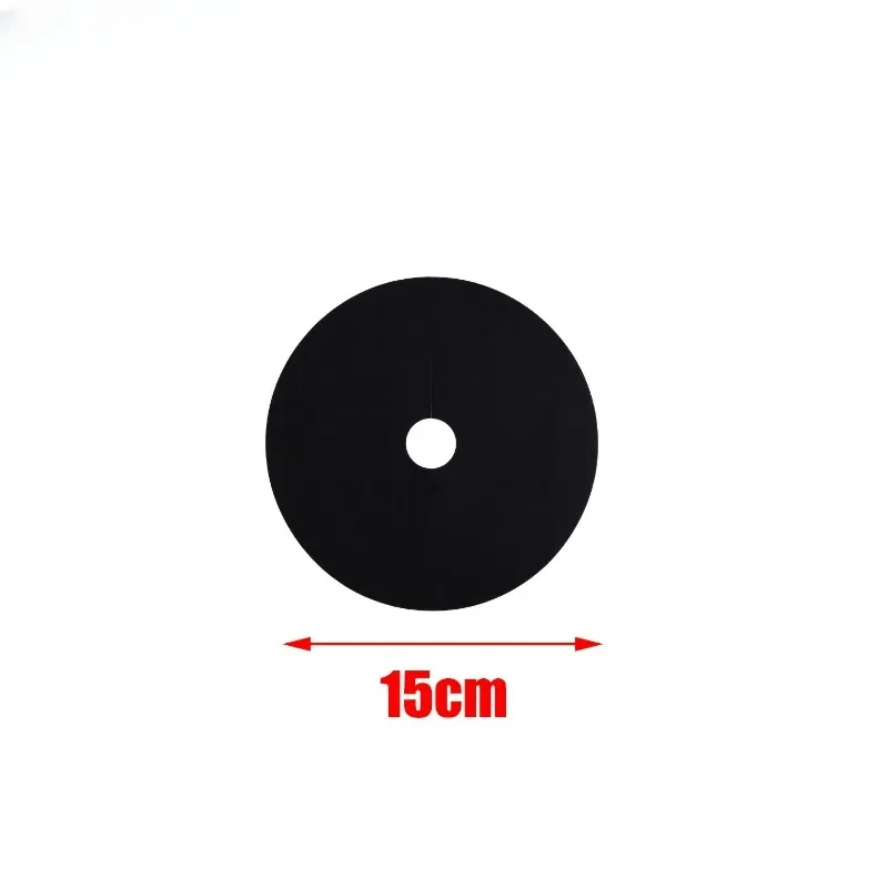 15/25/27/32cm anillos de paleta de árbol esteras protectoras de árboles película reutilizable para césped y jardín estera de barrera de Control de malezas para protección de raíces de plantas: L / Beige