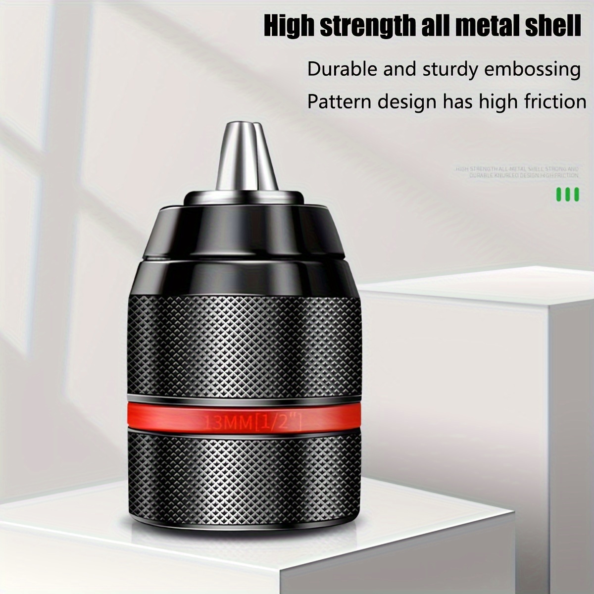 Mandrino autoserrante da 3/8 " 1/2 (0.8-10mm,1.5-13mm) , mandrino autoserrante universale in metallo con filettatura di ricambio per trapano elettrico manuale