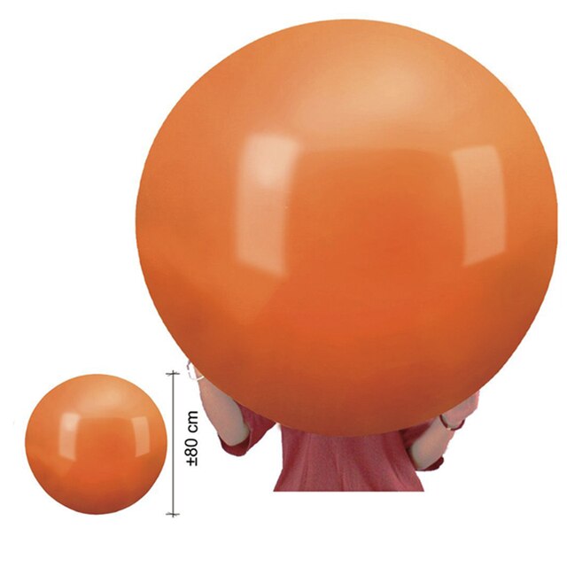 AGORA Globo extra grande de 80cm para: NARANJA
