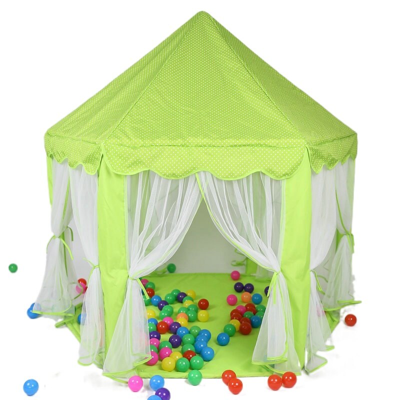 Innen zelt für kinder spielhäuser für kinder baby zelt haus indoor spielhaus spielen zelt für kinder kinder zelt Faltbare: green