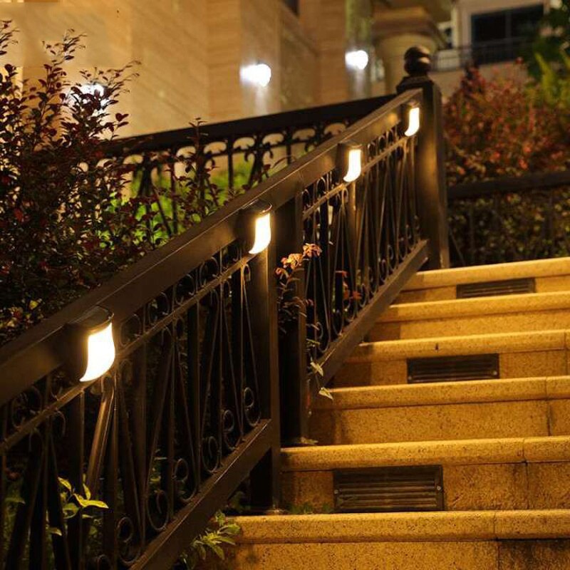 Solar Verlichting Solar Stap Lichten Buiten Waterdichte Led Zonne-energie Tuin Licht Lamp Decoratie Voor Patio Stair Tuin Yard Fence