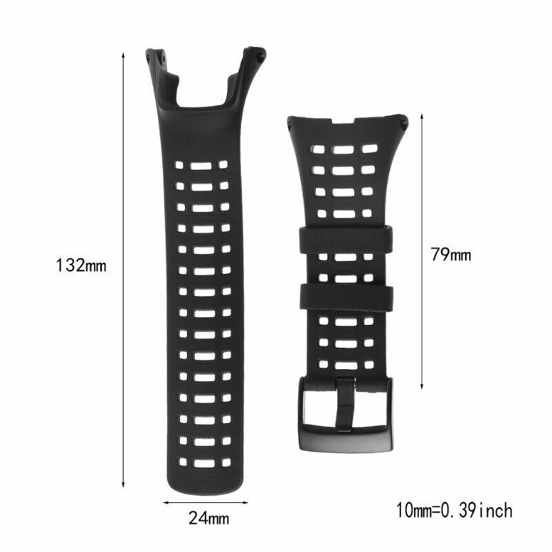 Horloge Band Strap Flexibele Rubber Horloge Vervanging Polshorloge Bands Strap Voor Suunto Ambit 1/2/2S /2R/3 Sport/3 Run/3 Piek