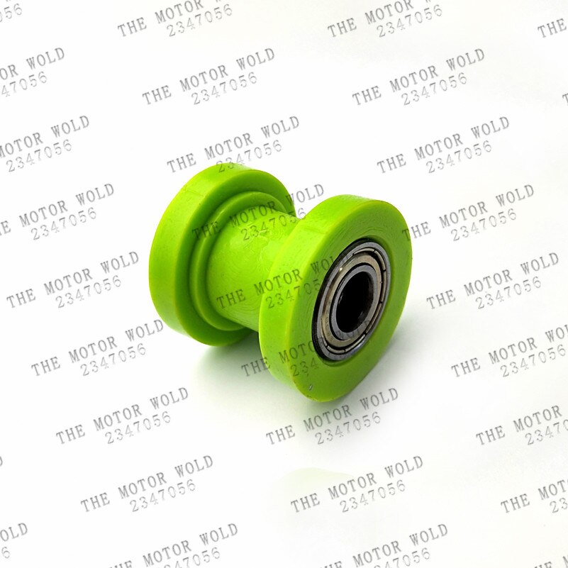 7 colors Motorcycle motorbike 10mm Chain Roller Tensioner Pulley wheel guide 125 XR CRF 50 KLX110 Thumpstar: green